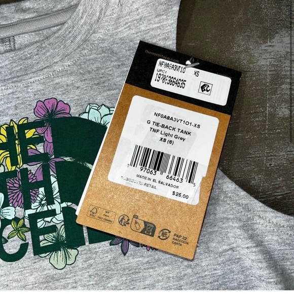 The North Face Gray Tank Top Lightweight and Breathable - Picture 3 of 5